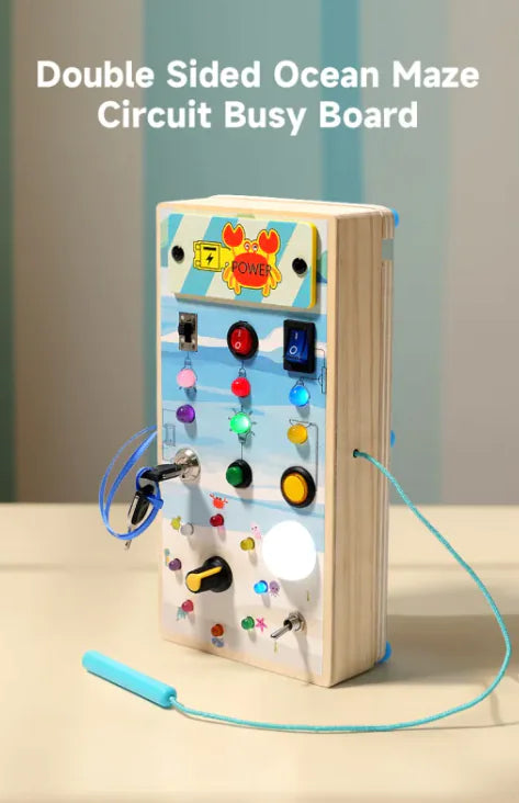 Little Driver Wooden Puzzle Wheel WEM Support (www.WEM.support)