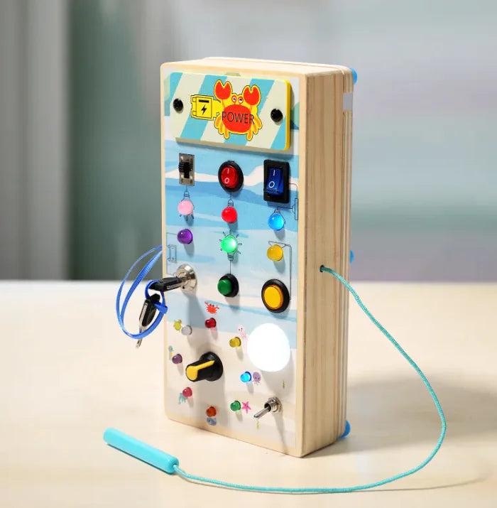 Little Driver Wooden Puzzle Wheel WEM Support (www.WEM.support)