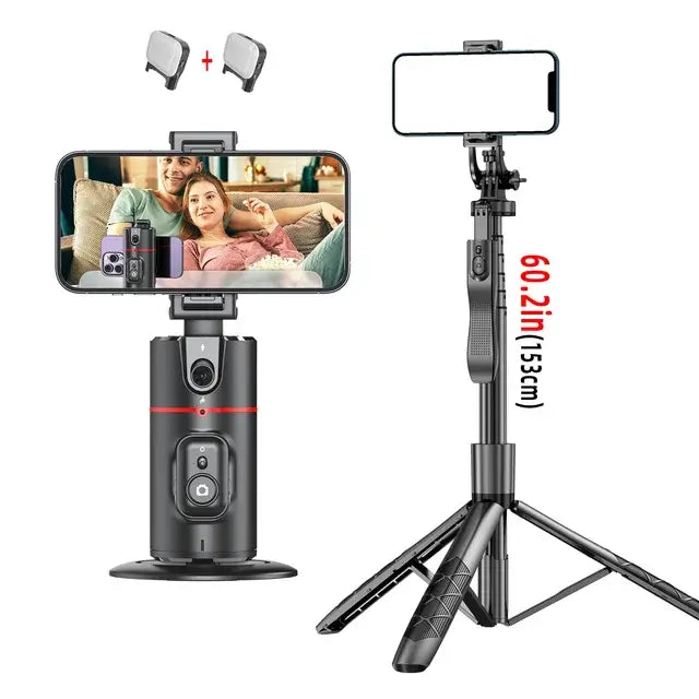 Auto Face Tracking Tripod with Stabilizer WEM Support (www.WEM.support)