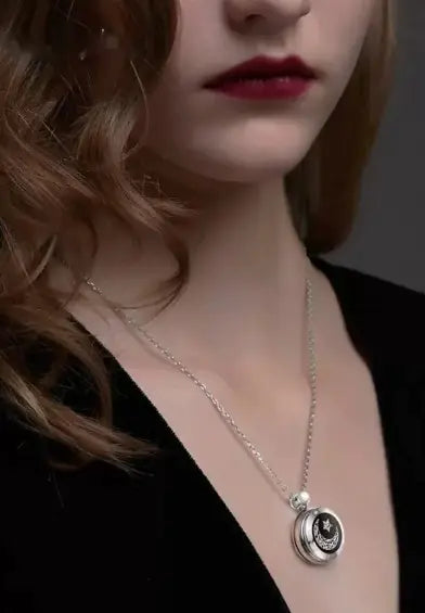 Sun And Moon Lovers Necklace WEM Support (www.WEM.support)