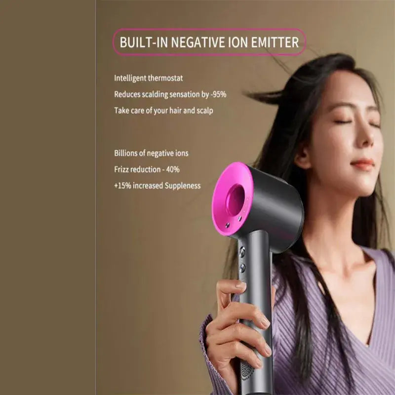 Electric Hair Dryer High Speed Blow WEM Support (www.WEM.support)