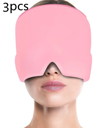 Migraine Relief Hat Mask - Cold Compress Hood WEM Support (www.WEM.support)