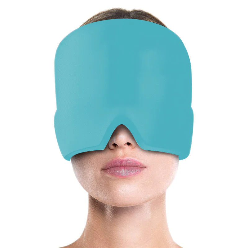 Migraine Relief Hat Mask - Cold Compress Hood WEM Support (www.WEM.support)