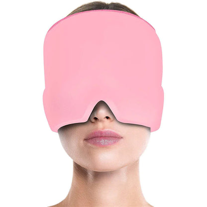 Migraine Relief Hat Mask - Cold Compress Hood WEM Support (www.WEM.support)