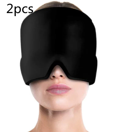 Migraine Relief Hat Mask - Cold Compress Hood WEM Support (www.WEM.support)