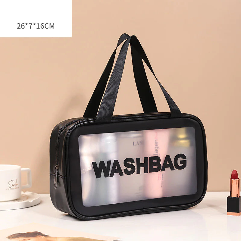 Transparent Makeup and Wash Bag Set WEM Support (www.WEM.support)