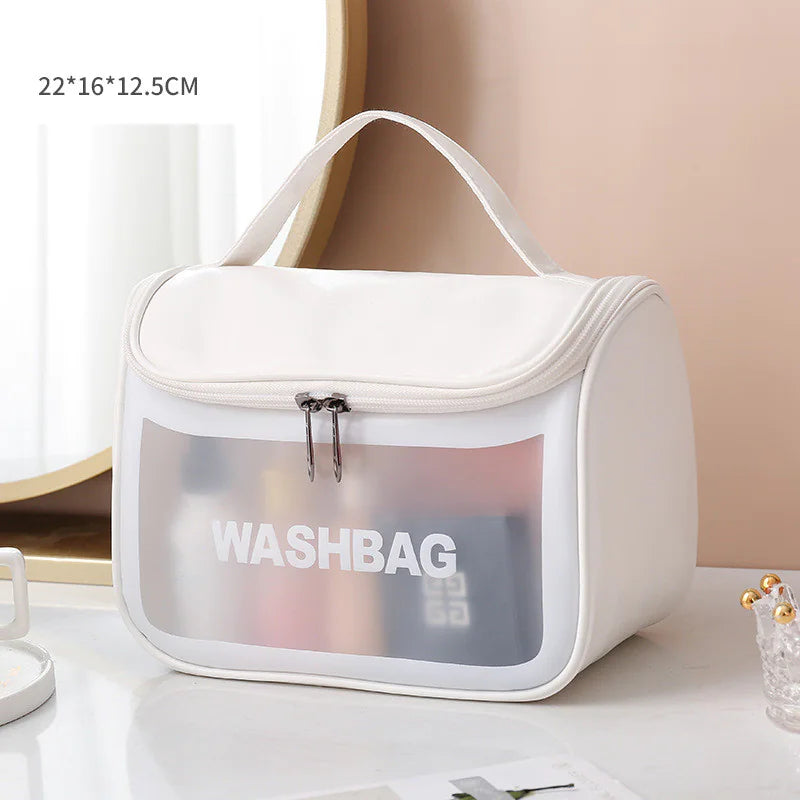 Transparent Makeup and Wash Bag Set WEM Support (www.WEM.support)