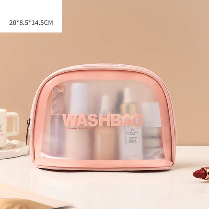 Transparent Makeup and Wash Bag Set WEM Support (www.WEM.support)