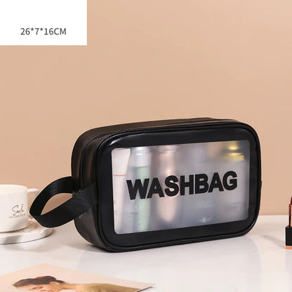 Transparent Makeup and Wash Bag Set WEM Support (www.WEM.support)