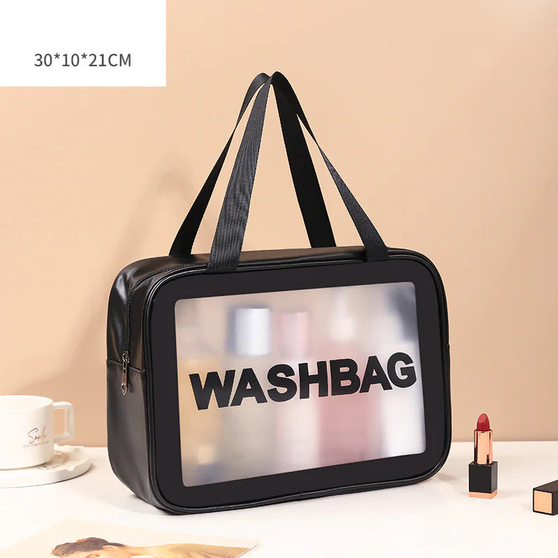 Transparent Makeup and Wash Bag Set WEM Support (www.WEM.support)
