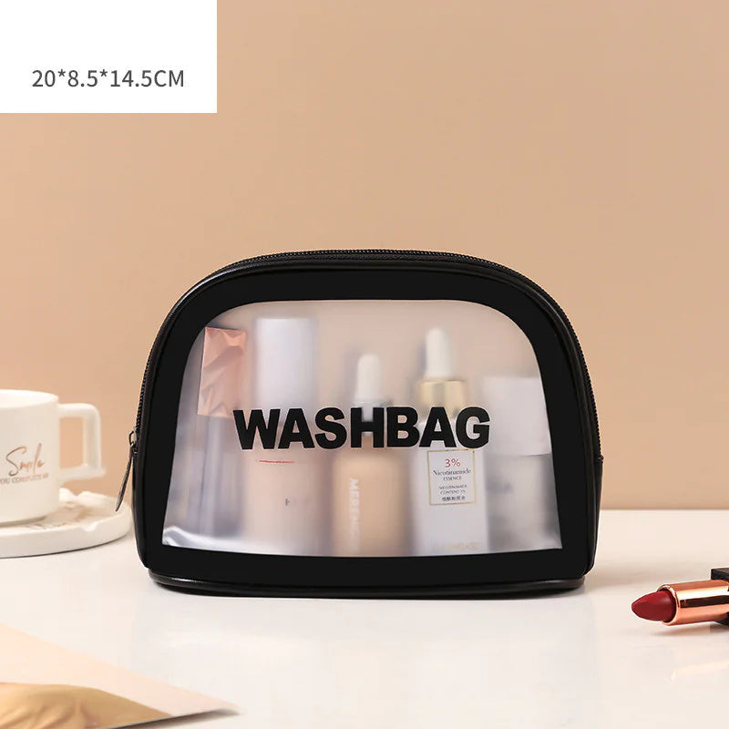 Transparent Makeup and Wash Bag Set WEM Support (www.WEM.support)