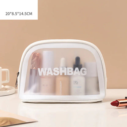 Transparent Makeup and Wash Bag Set WEM Support (www.WEM.support)
