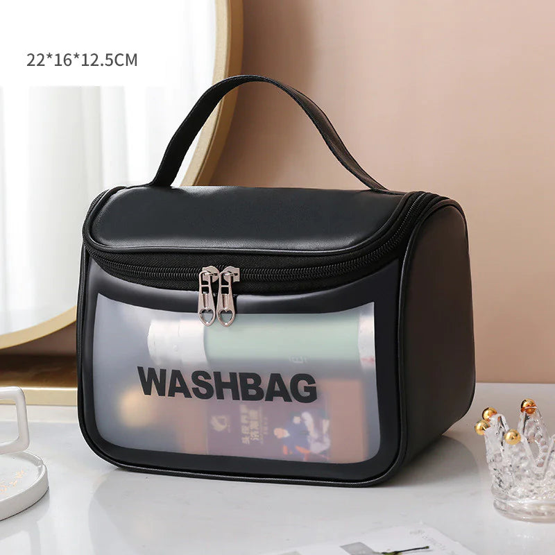 Transparent Makeup and Wash Bag Set WEM Support (www.WEM.support)