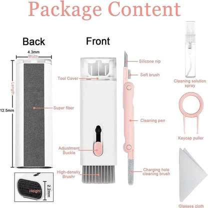 7-In-1 Household Office Desktop Cleaning Tool WEM Support (www.WEM.support)