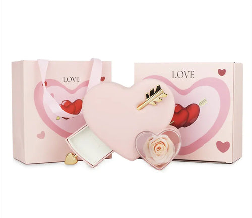 Arrow Through Heart Rose Gift Box WEM Support (www.WEM.support)