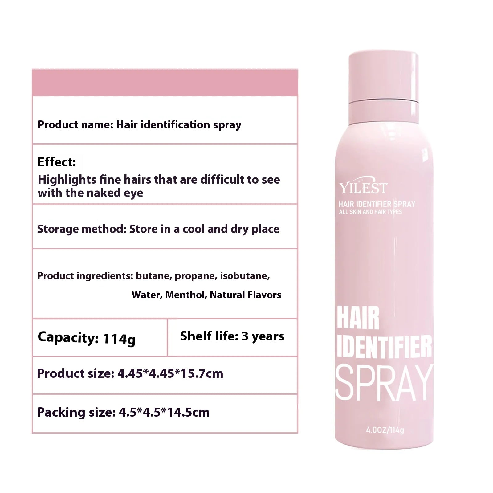 Hair Identification Spray WEM Support (www.WEM.support)
