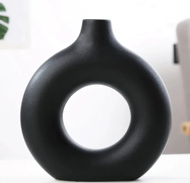 Frosted Biscuit Flower Vase WEM Support (www.WEM.support)