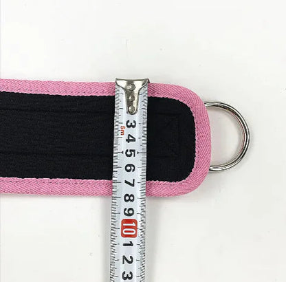 D-Ring Power Ankle Strap - Hip Stretch & Strength Trainer WEM Support (www.WEM.support)