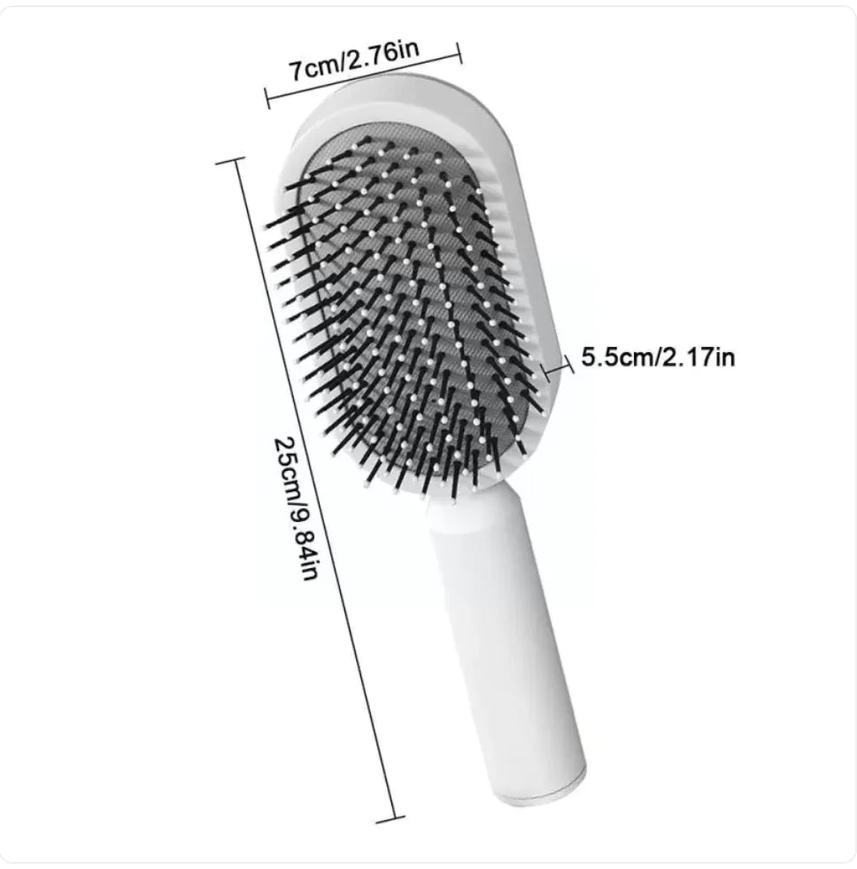 Women’s 3D Hair Growth Self-Cleaning Hair Brush WEM Support (www.WEM.support)