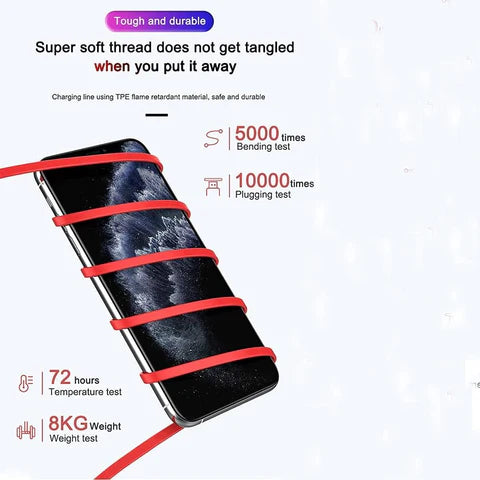 3 in 1 Retractable USB Cable WEM Support (www.WEM.support)