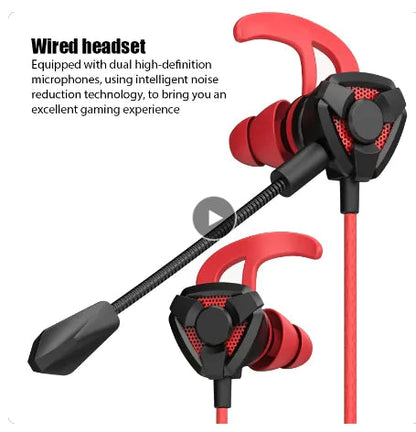 Gaming Wired Earbuds Headset WEM Support (www.WEM.support)