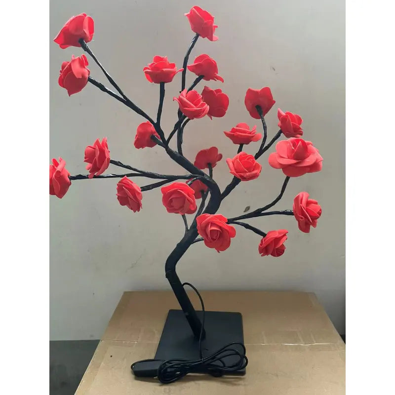 Rose Tree Lamp Decoration WEM Support (www.WEM.support)