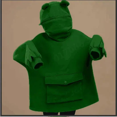 Frog Hooded Lazy Coat Jacket WEM Support (www.WEM.support)