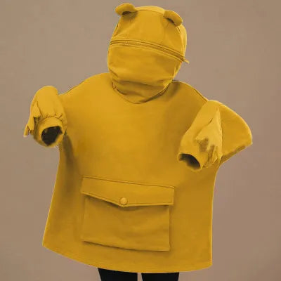 Frog Hooded Lazy Coat Jacket WEM Support (www.WEM.support)