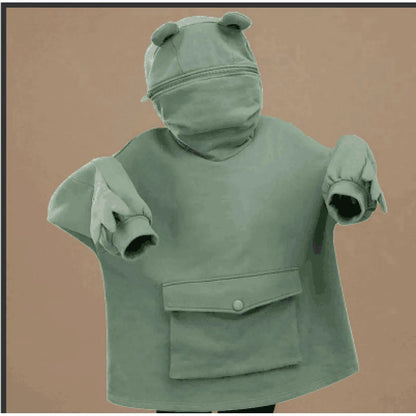 Frog Hooded Lazy Coat Jacket WEM Support (www.WEM.support)