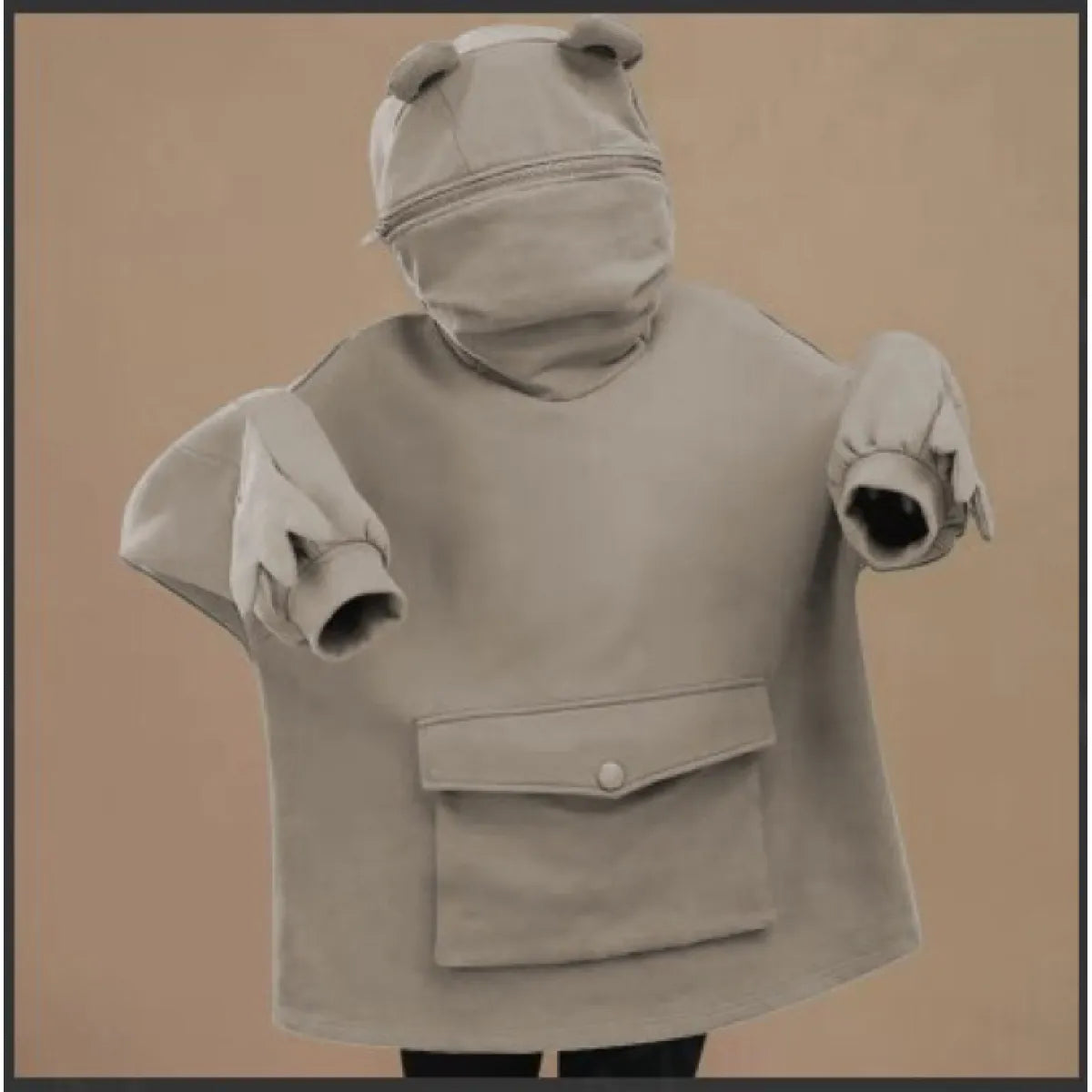 Frog Hooded Lazy Coat Jacket WEM Support (www.WEM.support)