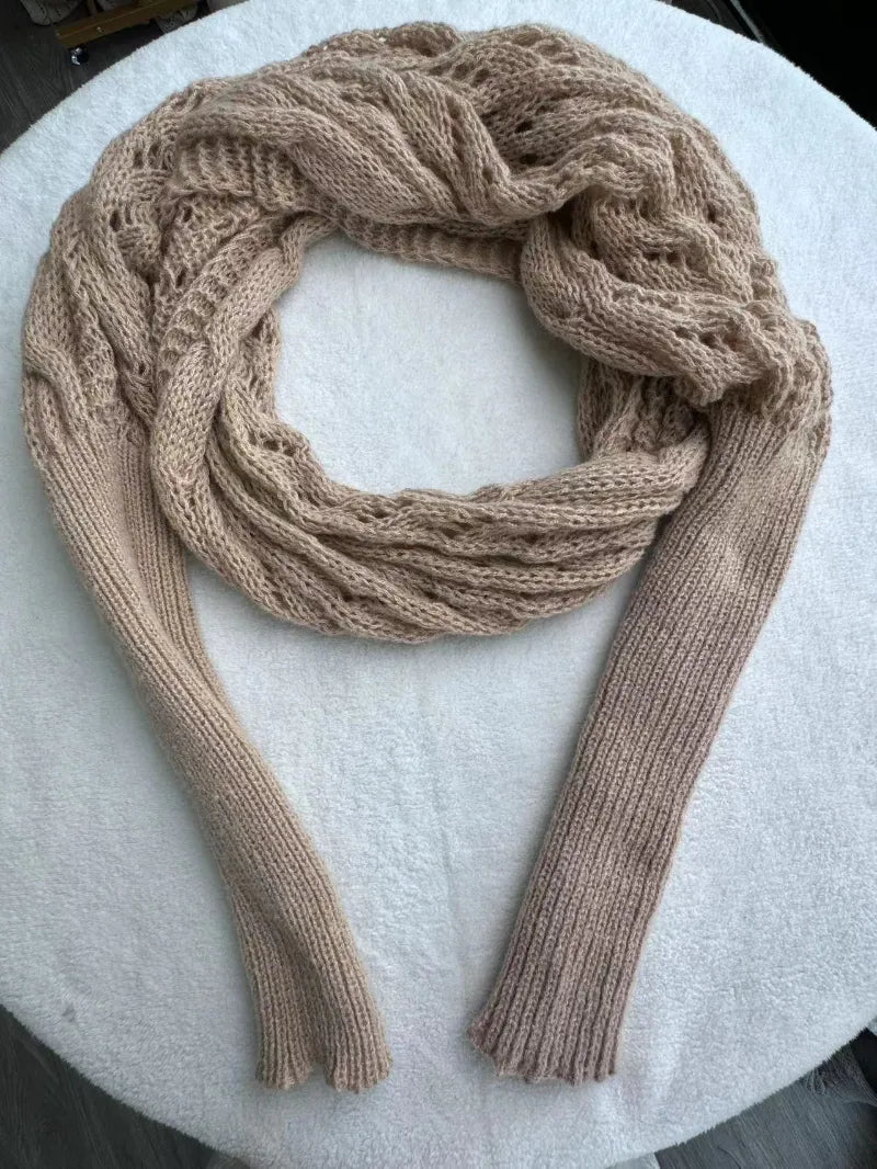 Knitted Double Sleeve Shawl WEM Support (www.WEM.support)