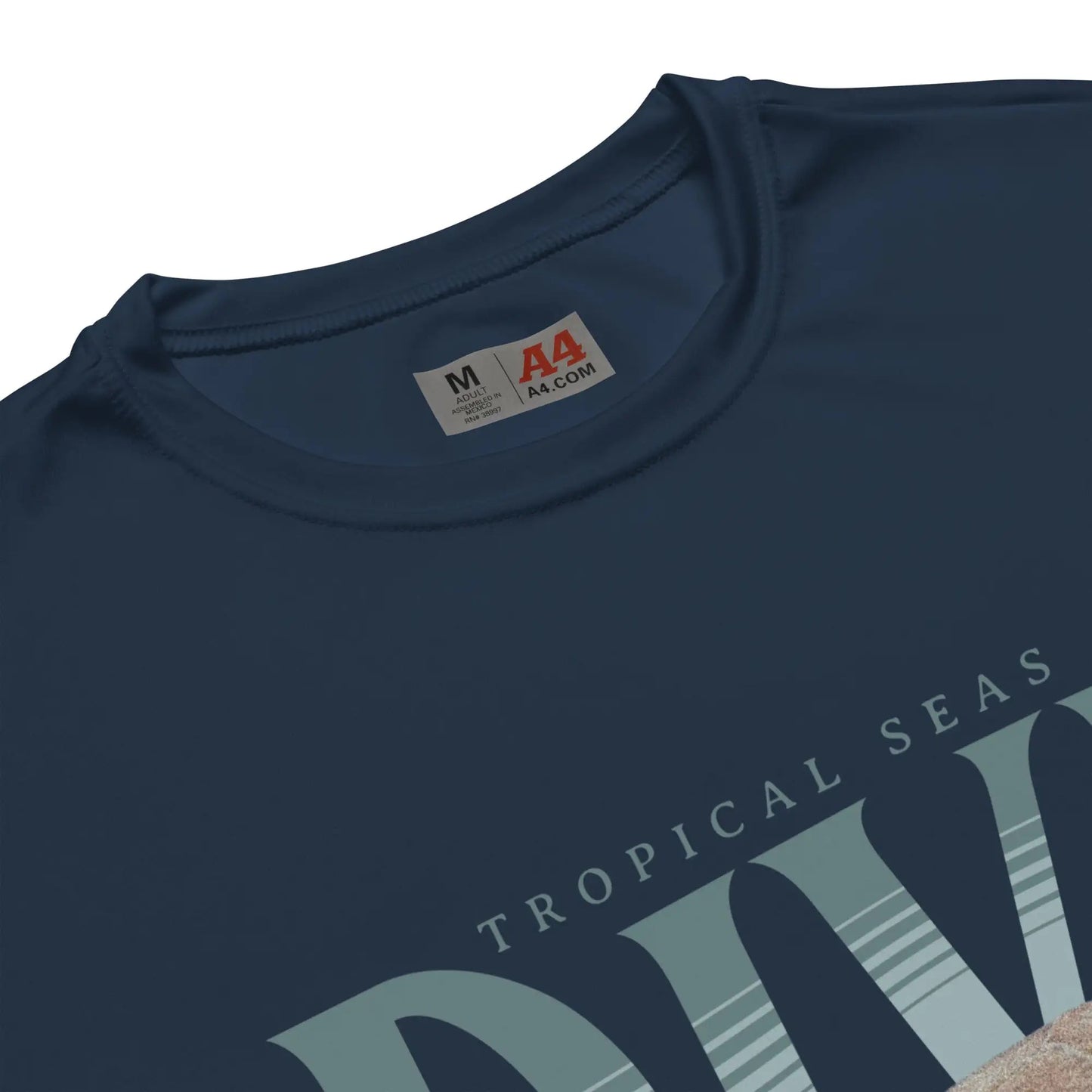 Dive Deep Sea Turtle Performance T-shirt WEM Support (www.WEM.support)