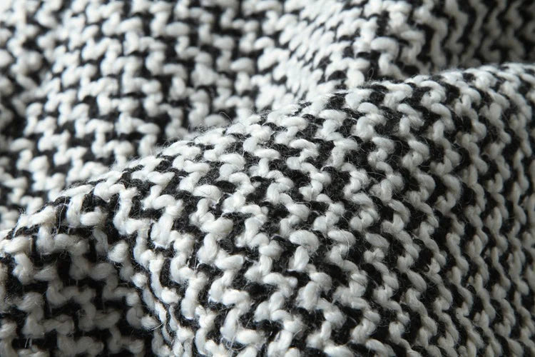 European Houndstooth Wool Coat WEM Support (www.WEM.support)