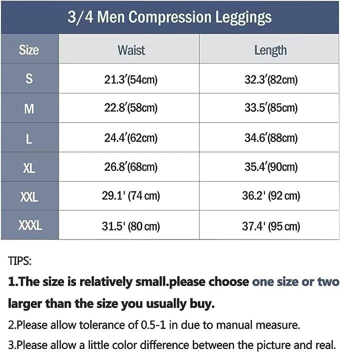 Men's Basketball Sports Tight Pants 3/4 Compression Workout Leggings Knee Pads WEM Support (www.WEM.support)