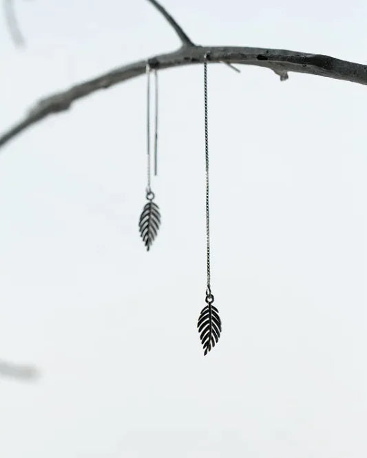 Leafy Grace Drop Earrings WEM Support (www.WEM.support)