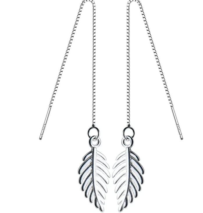 Leafy Grace Drop Earrings WEM Support (www.WEM.support)