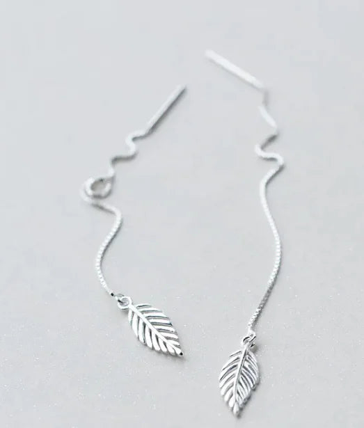 Leafy Grace Drop Earrings WEM Support (www.WEM.support)