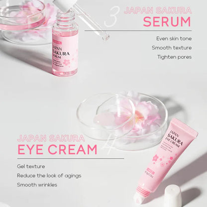 Japan Sakura Skin Care Set WEM Support (www.WEM.support)