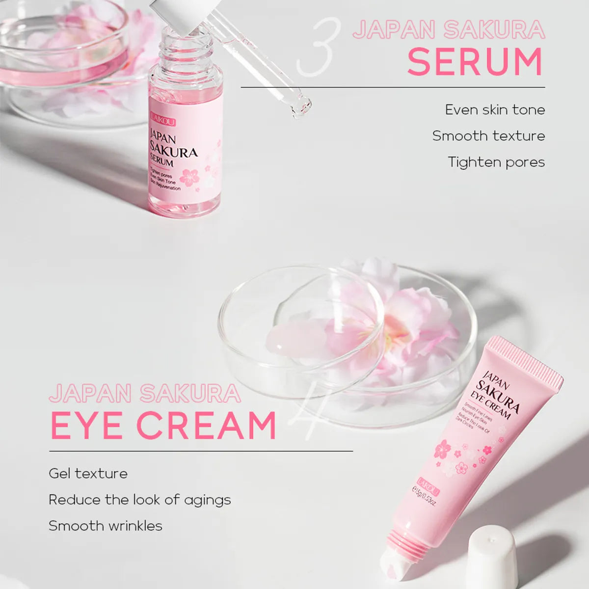 Japan Sakura Skin Care Set WEM Support (www.WEM.support)