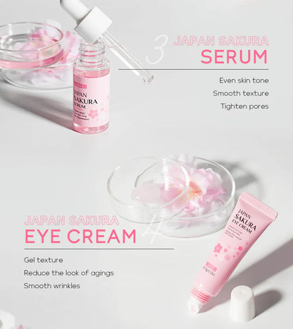 Japan Sakura Skin Care Set WEM Support (www.WEM.support)