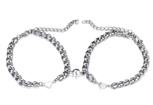 Magnetic Love Link Couple Bracelets – Perfect Valentine’s Gift WEM Support (www.WEM.support)