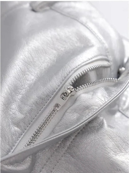 High-Waist Slim PU Skirt WEM Support (www.WEM.support)