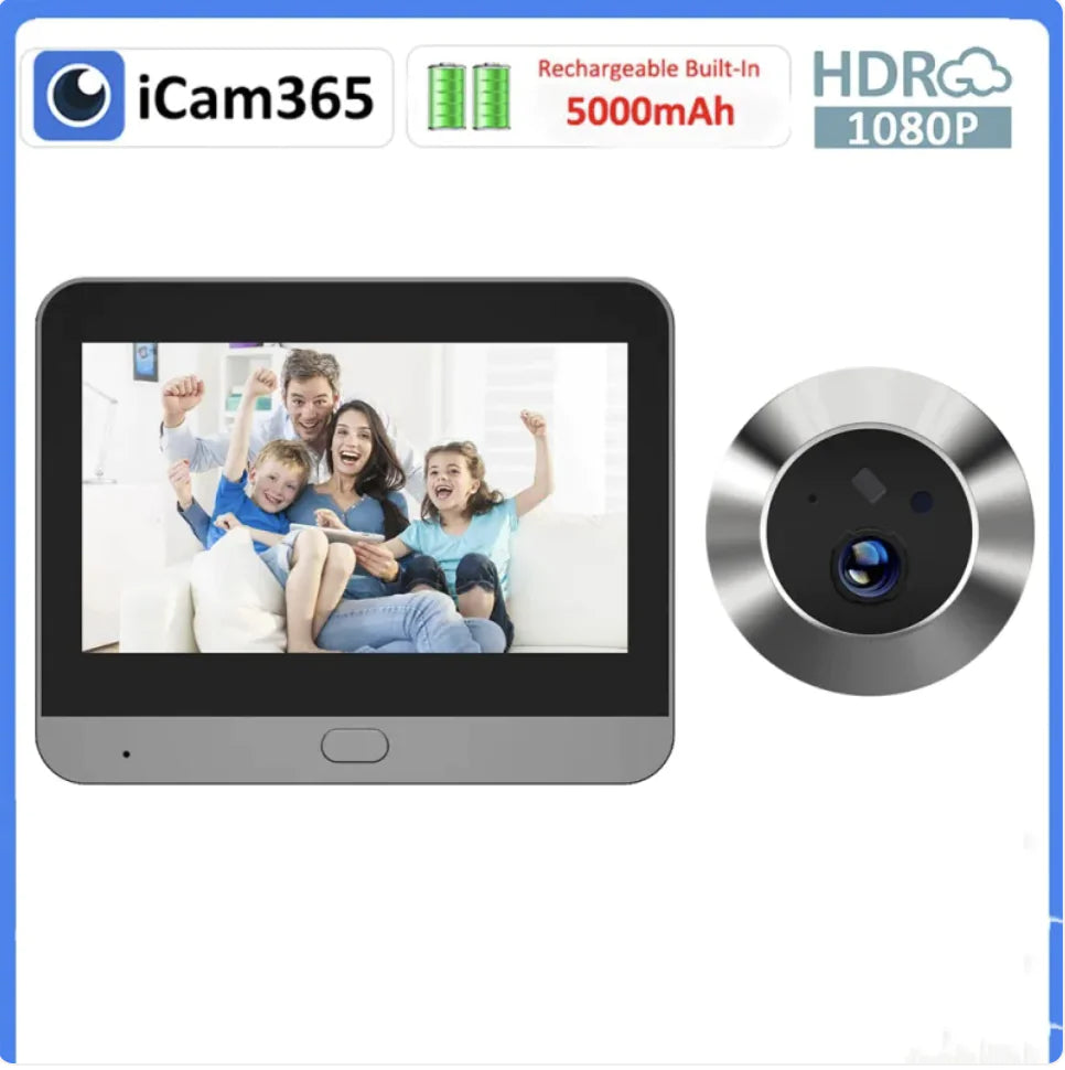 Mini Wireless Smart Cat Eye Surveillance Camera WEM Support (www.WEM.support)