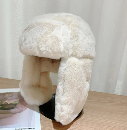 Winter Cycling Hat with Earflaps WEM Support (www.WEM.support)