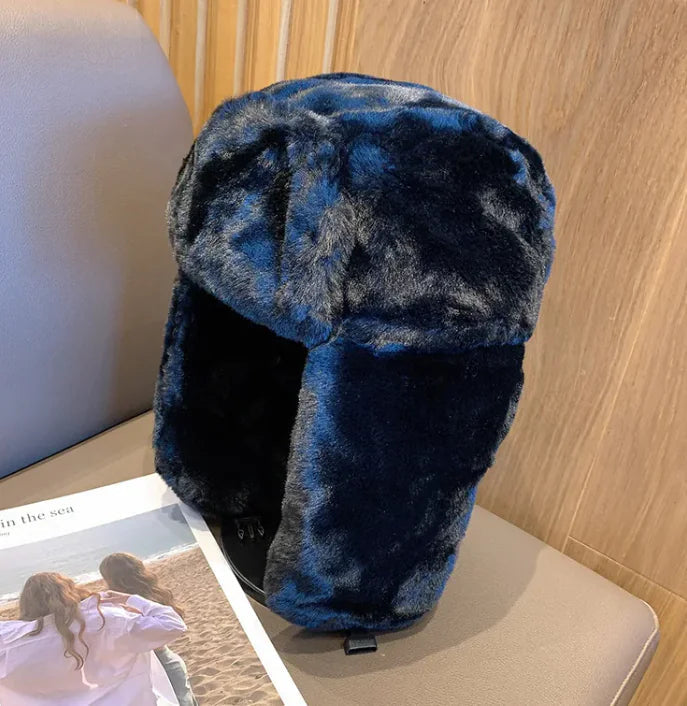 Winter Cycling Hat with Earflaps WEM Support (www.WEM.support)