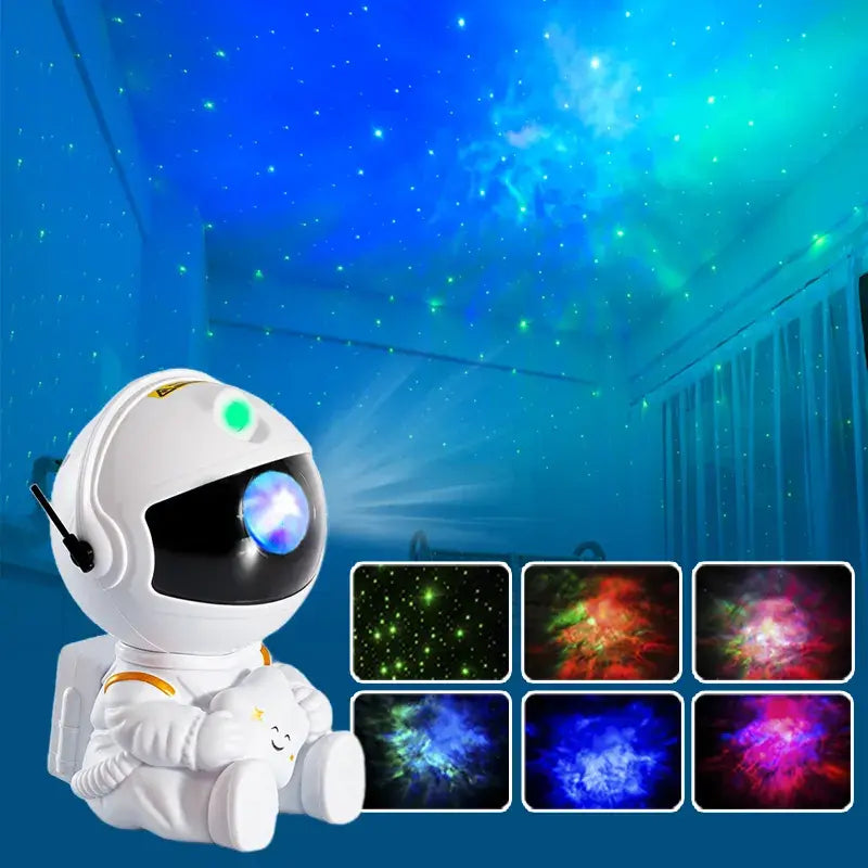 Galaxy Astronaut Night Light Projector LED WEM Support (www.WEM.support)