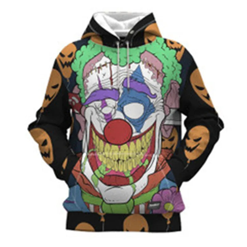New Loose Large Size Cross-Border Wholesale Digital Printing Hooded Jacket WEM Support (www.WEM.support)