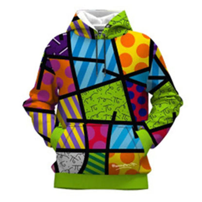New Loose Large Size Cross-Border Wholesale Digital Printing Hooded Jacket WEM Support (www.WEM.support)