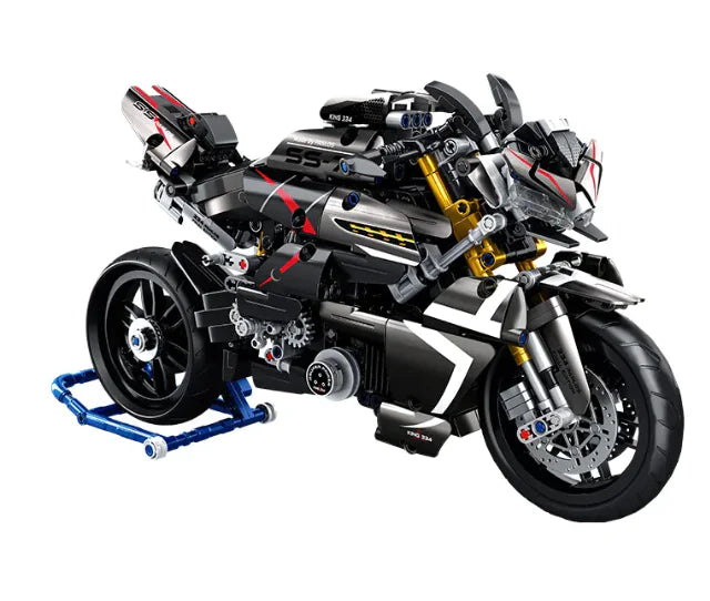 Building Blocks Motorcycle Toy WEM Support (www.WEM.support)