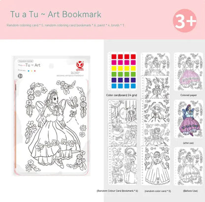 DIY Hand-painted Girl Stickers WEM Support (www.WEM.support)